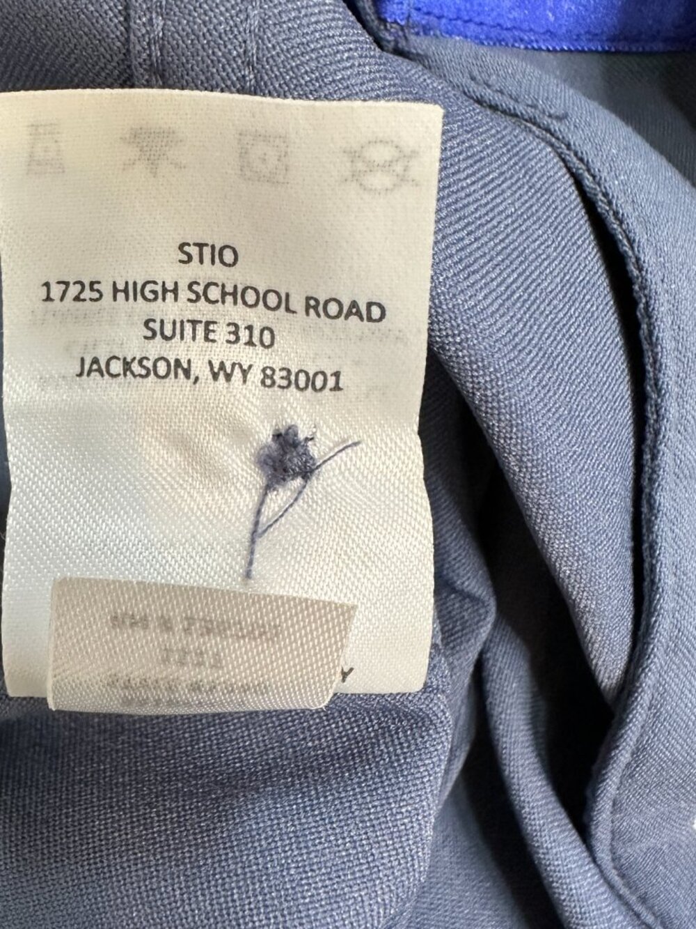 Stio Coburn Hiking Pant Jogger Size 6 Blue Womens Outdoor Style 1340 Nylon - Picture 13 of 13